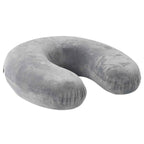 Almohada de viaje para el cuello Gris Espuma Viscoelástica