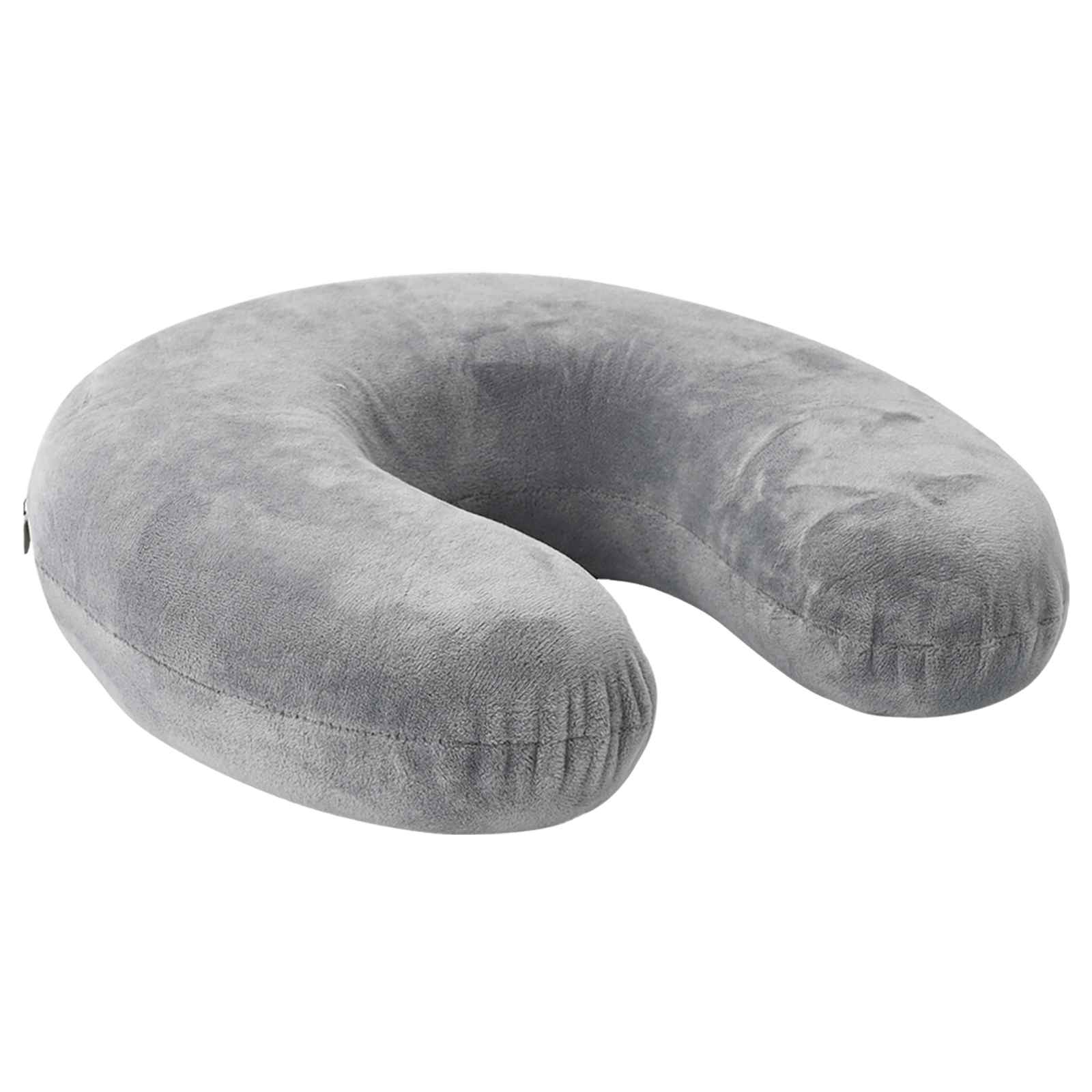 Almohada de viaje para el cuello Gris Espuma Viscoelástica