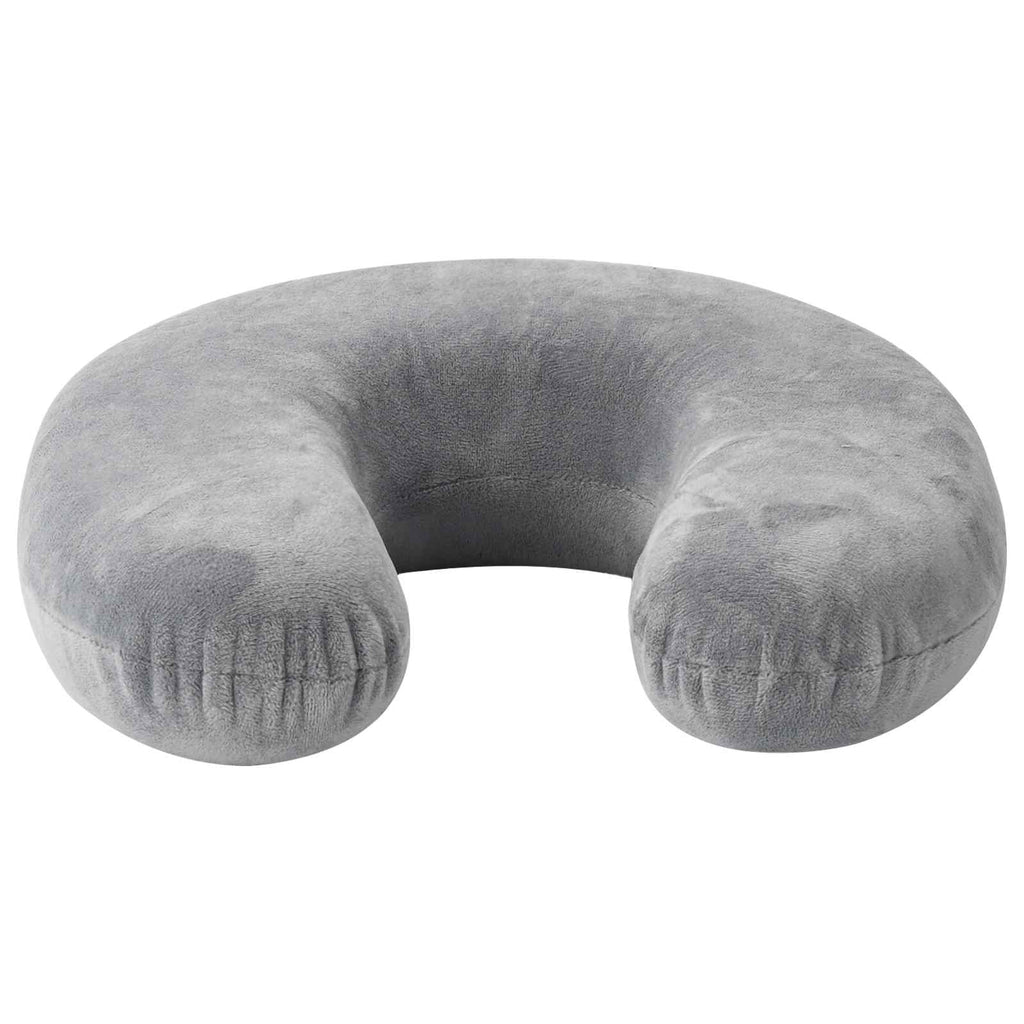 Almohada de viaje para el cuello Gris Espuma Viscoelástica