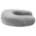 Almohada de viaje para el cuello Gris Espuma Viscoelástica