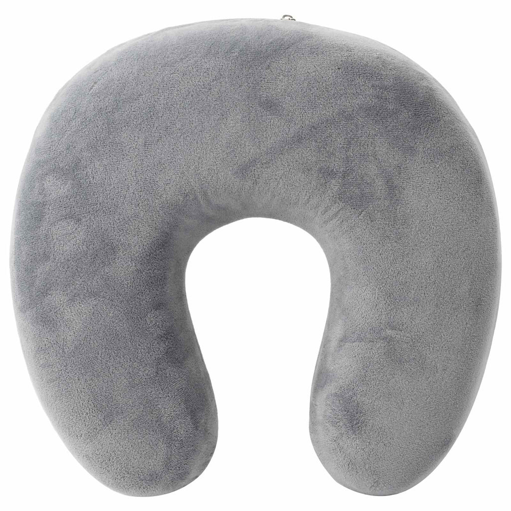 Almohada de viaje para el cuello Gris Espuma Viscoelástica