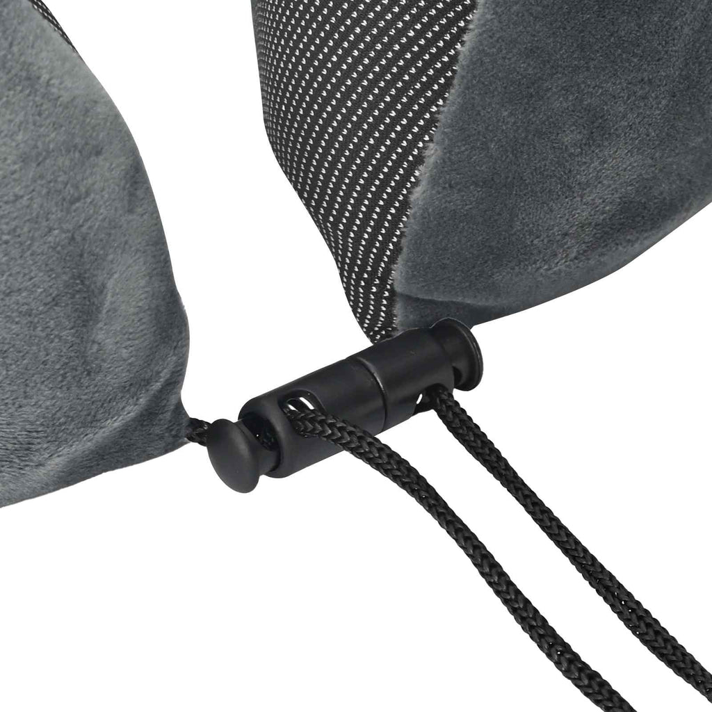 Almohada de viaje para el cuello Ajustable Gris 27 x 26 x 14 cm