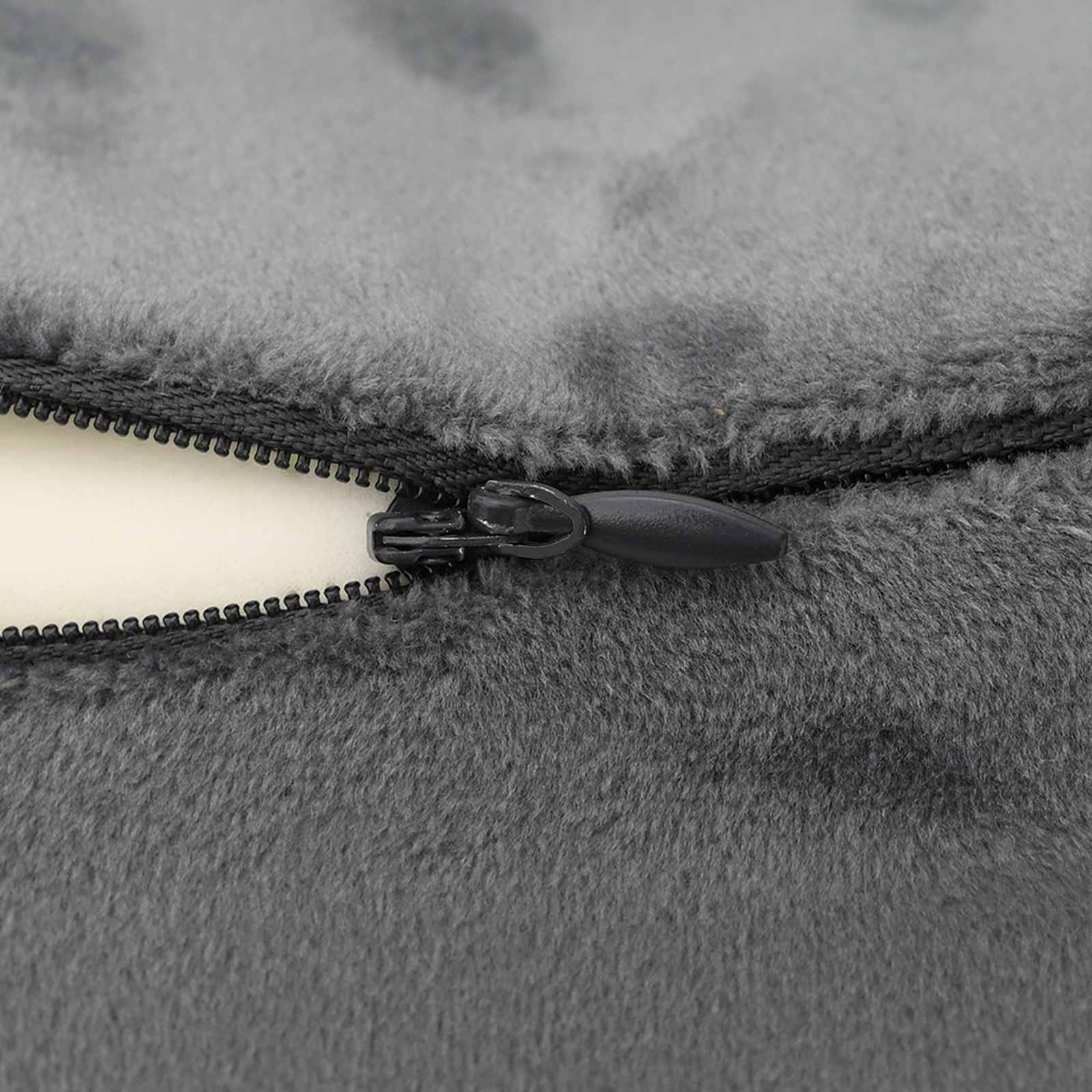 Almohada de viaje para el cuello Ajustable Gris 27 x 26 x 14 cm