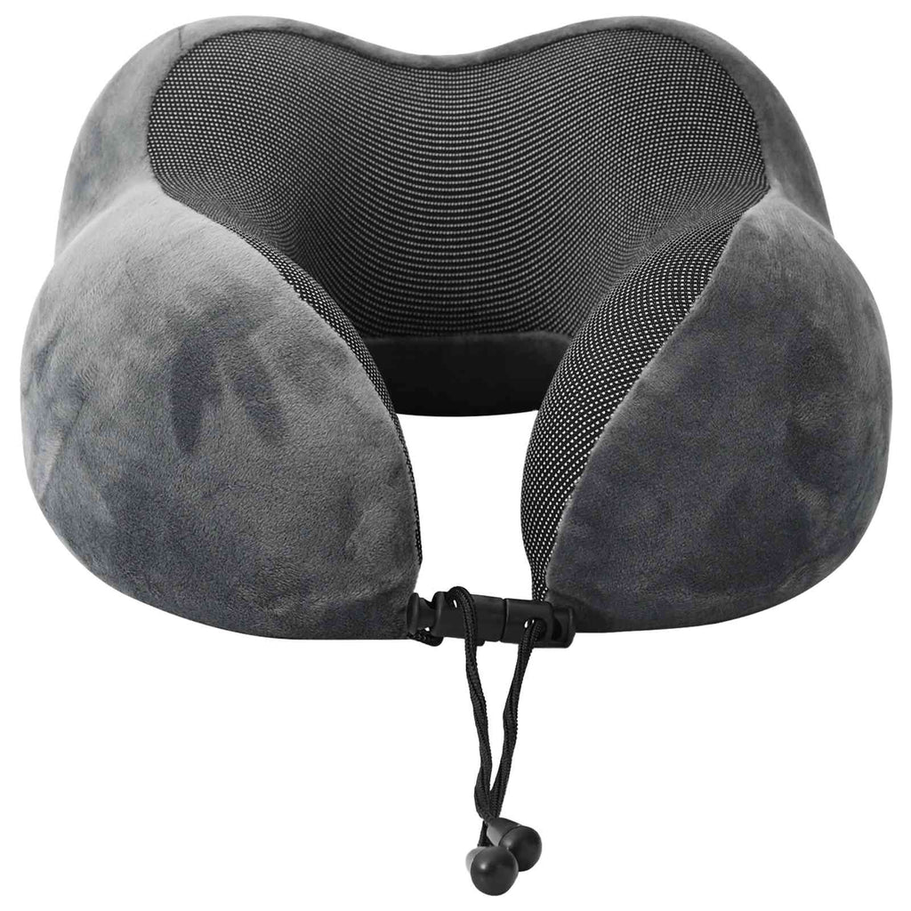 Almohada de viaje para el cuello Ajustable Gris 27 x 26 x 14 cm