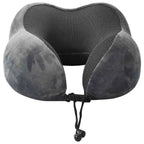 Almohada de viaje para el cuello Ajustable Gris 27 x 26 x 14 cm
