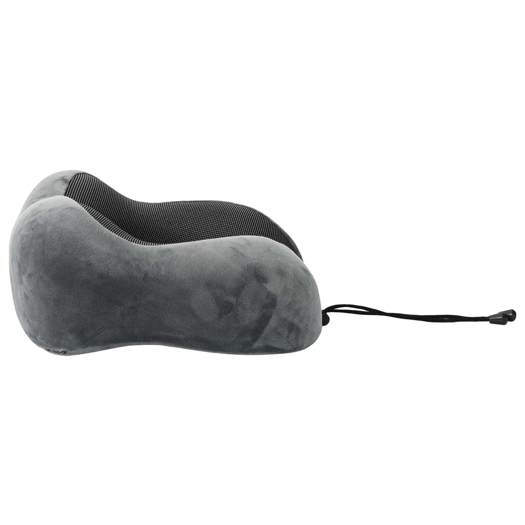 Almohada de viaje para el cuello Ajustable Gris 27 x 26 x 14 cm