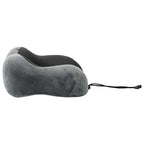 Almohada de viaje para el cuello Ajustable Gris 27 x 26 x 14 cm