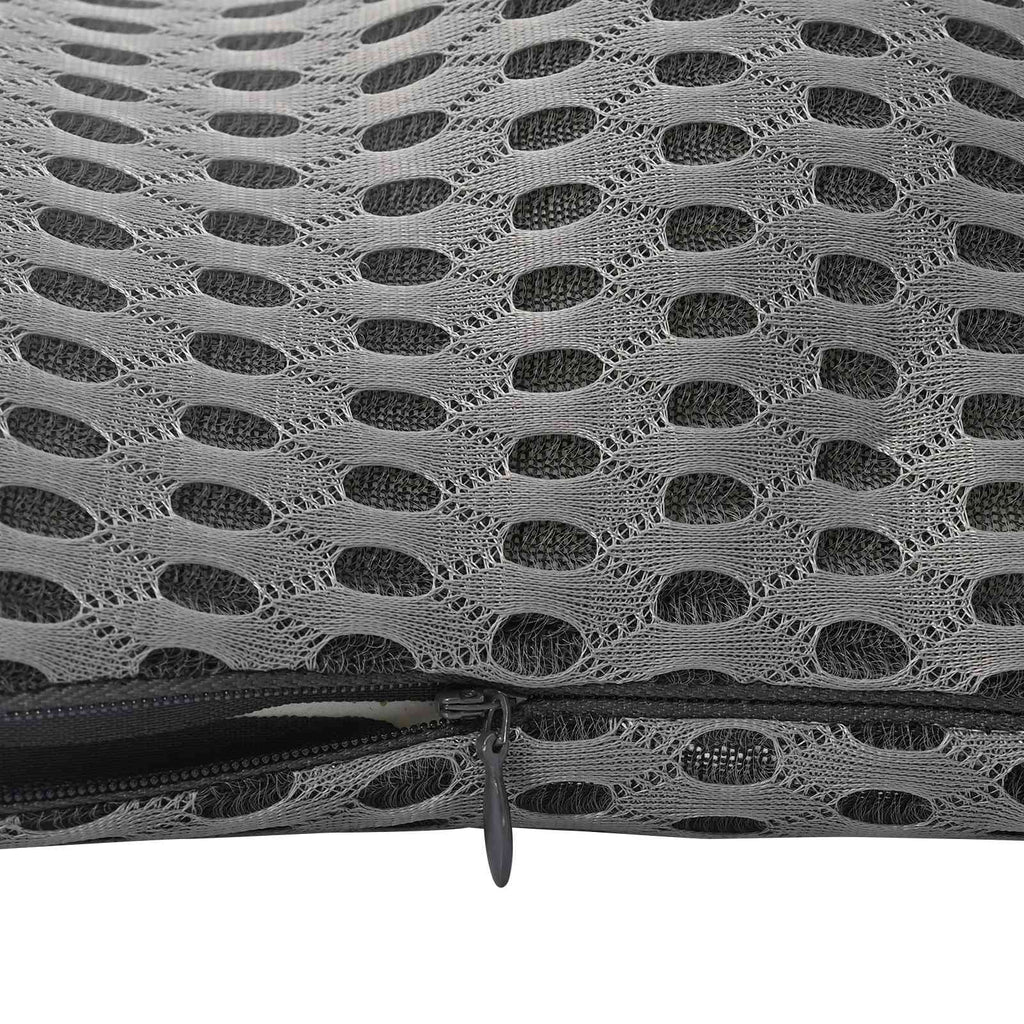 Almohada lumbar Gris Espuma Viscoelástica 47,5 x 23 x 12 cm