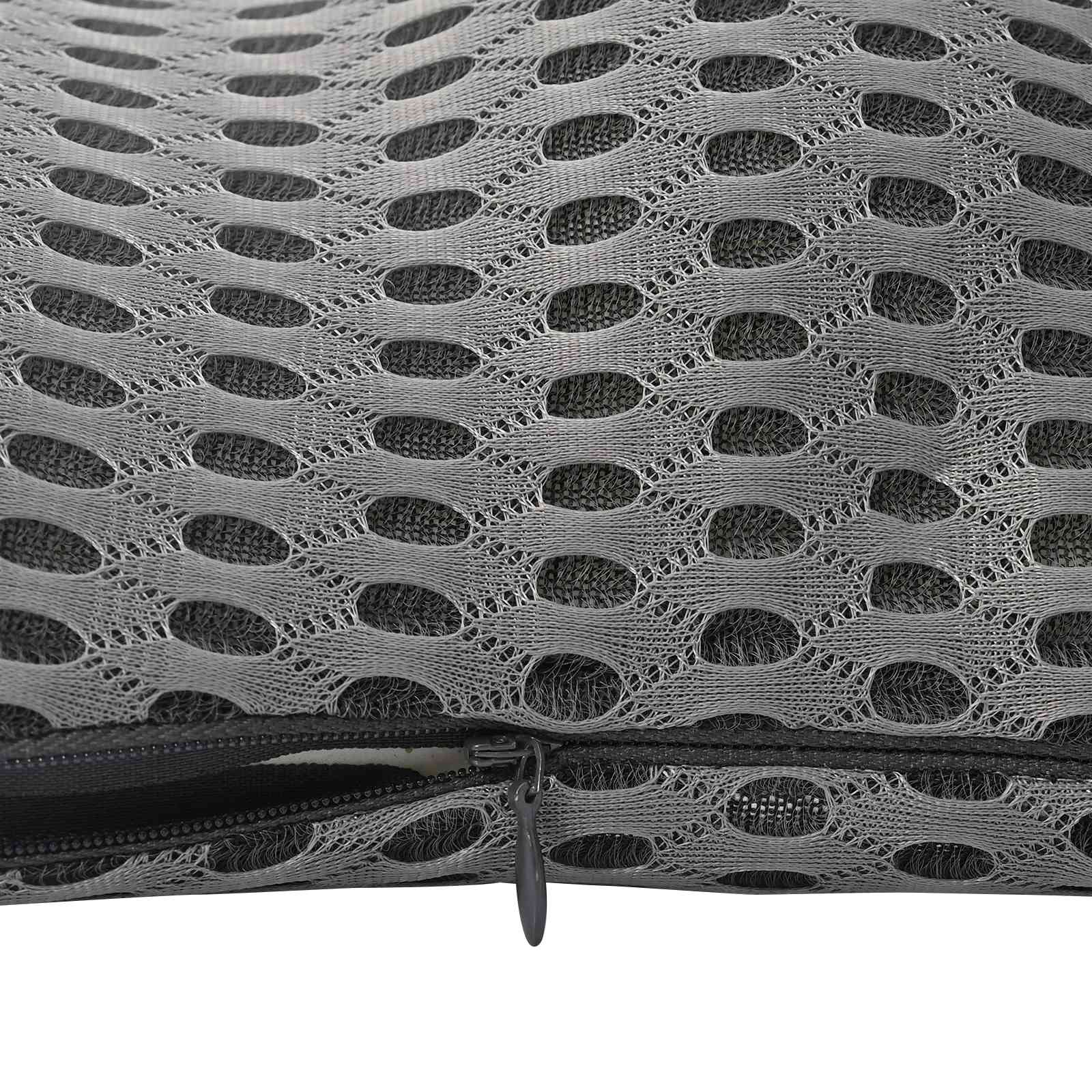Almohada lumbar Gris Espuma Viscoelástica 47,5 x 23 x 12 cm