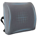 Almohada lumbar Gris Espuma Viscoelástica 36 x 30 x 12 cm