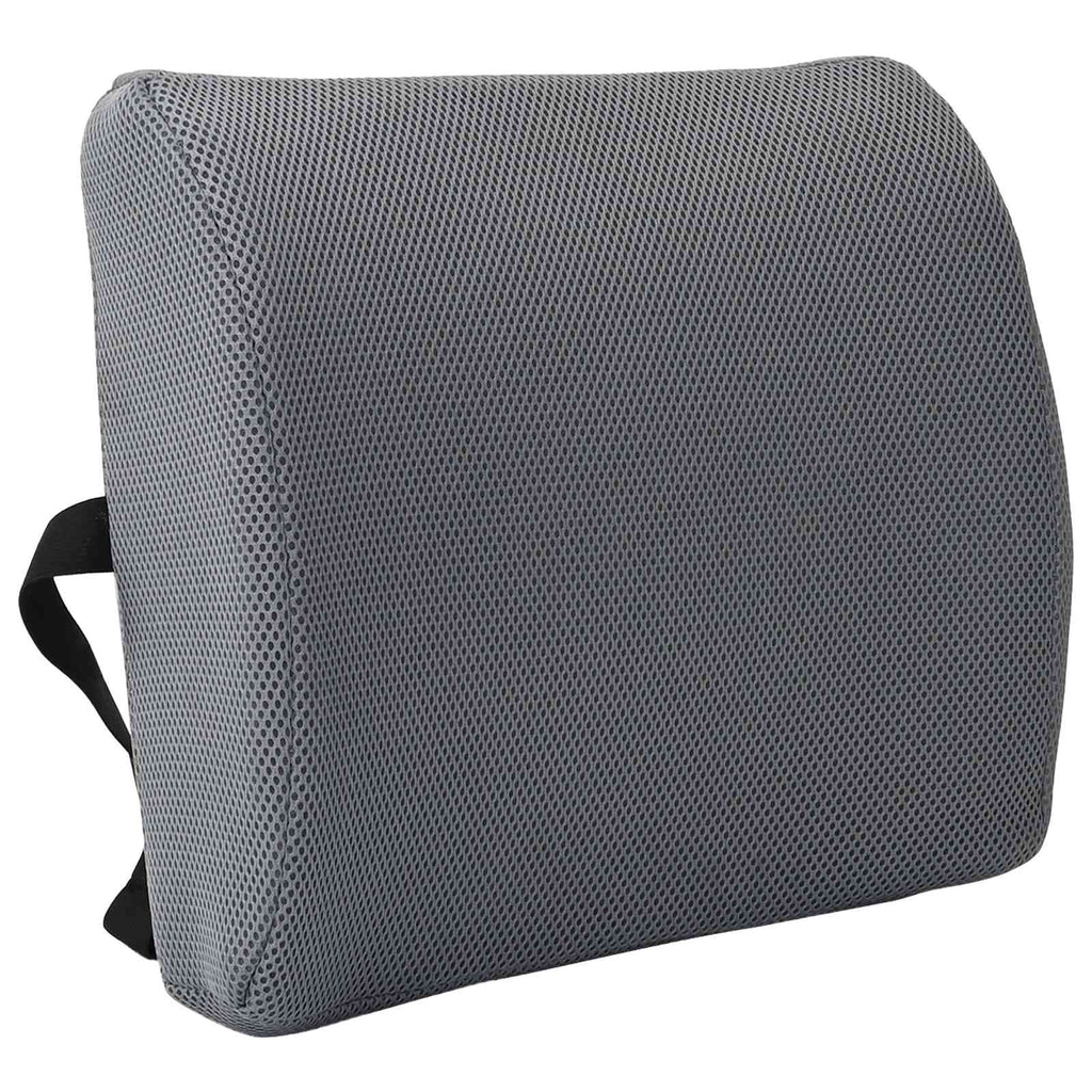 Almohada lumbar Gris Espuma Viscoelástica 36 x 30 x 12 cm