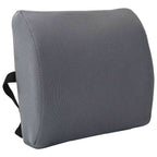 Almohada lumbar Gris Espuma Viscoelástica 36 x 30 x 12 cm