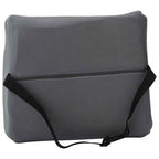 Almohada lumbar Gris Espuma Viscoelástica 36 x 30 x 12 cm