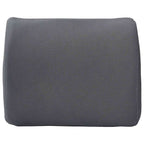 Almohada lumbar Gris Espuma Viscoelástica 36 x 30 x 12 cm