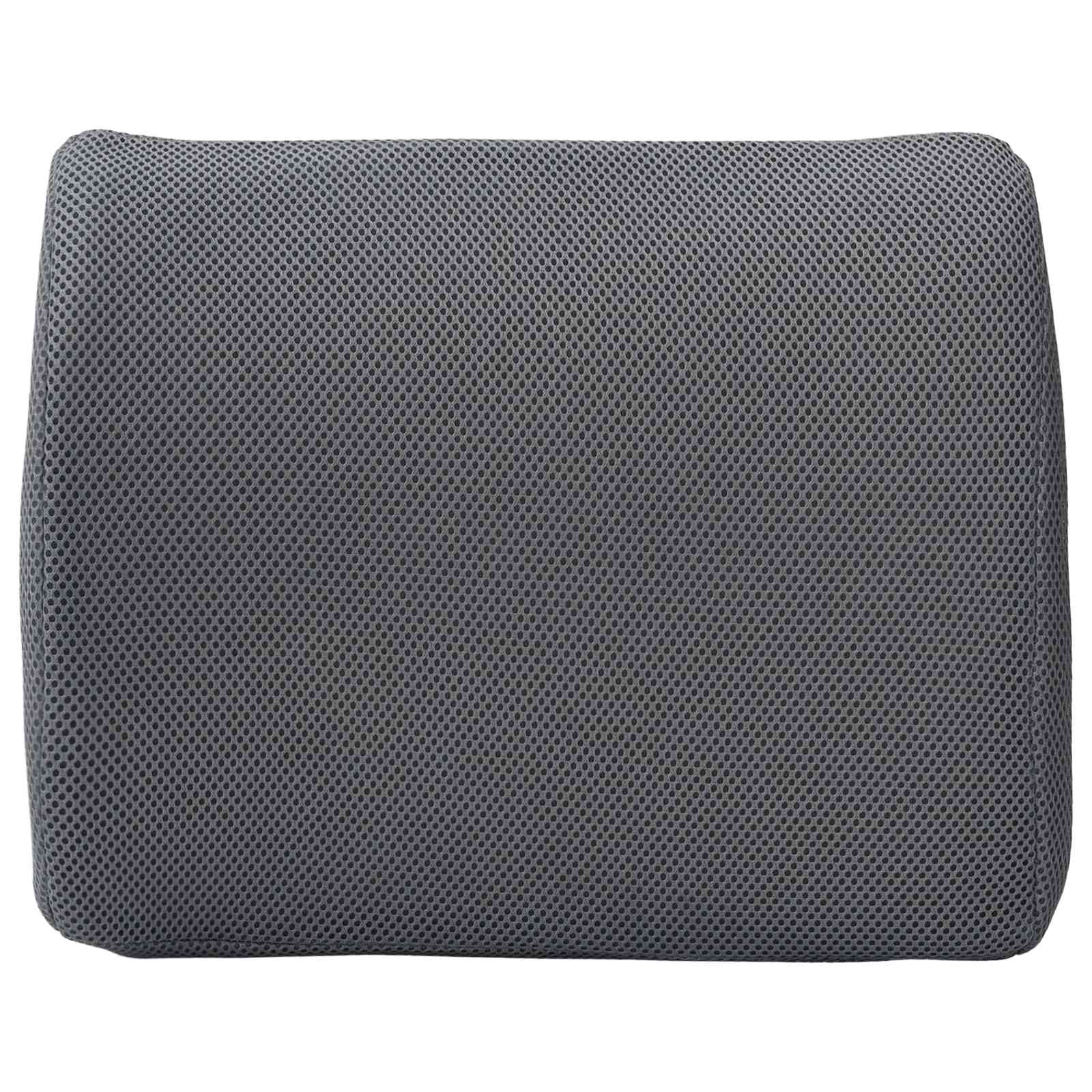 Almohada lumbar Gris Espuma Viscoelástica 36 x 30 x 12 cm