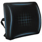 Lumbar Pillow Grey Memory Foam 36 x 30 x 12 cm