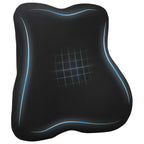 Almohada lumbar Negro Espuma Viscoelástica 40 x 40 x 11 cm