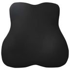 Almohada lumbar Negro Espuma Viscoelástica 40 x 40 x 11 cm