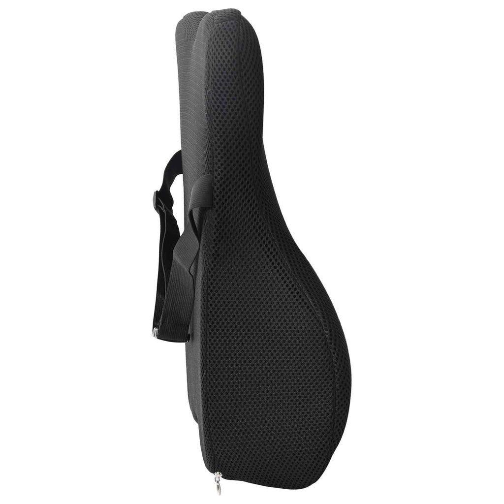 Almohada lumbar Negro Espuma Viscoelástica 40 x 40 x 11 cm