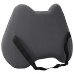 Almohada lumbar Gris Espuma Viscoelástica 40 x 32 x 14 cm