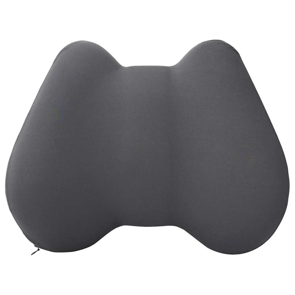 Almohada lumbar Gris Espuma Viscoelástica 40 x 32 x 14 cm