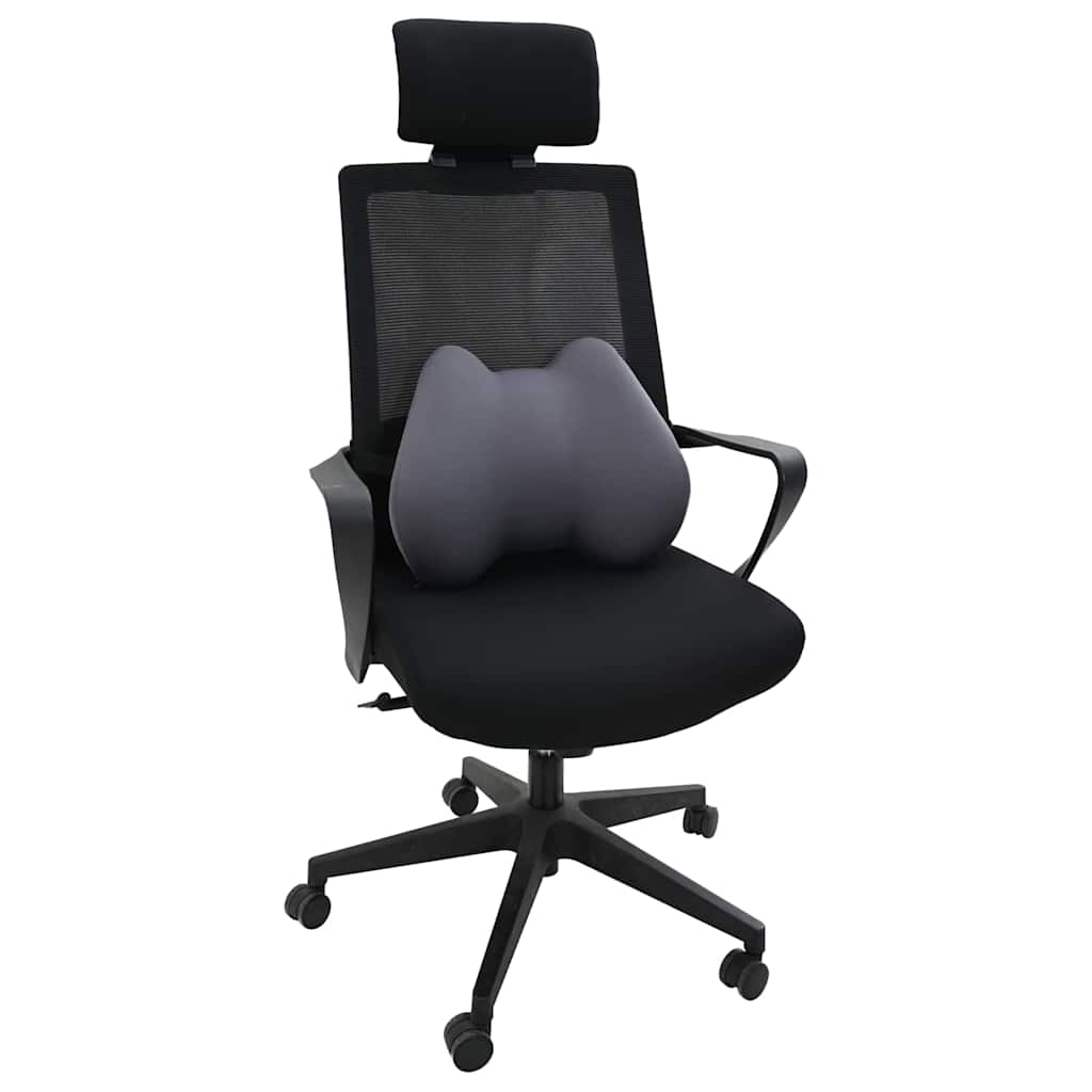 Almohada lumbar Gris Espuma Viscoelástica 40 x 32 x 14 cm
