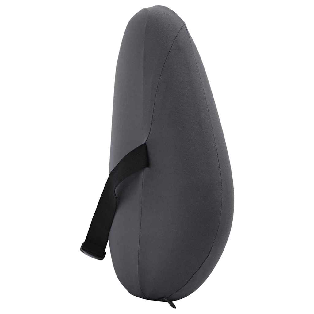Almohada lumbar Gris Espuma Viscoelástica 40 x 32 x 14 cm