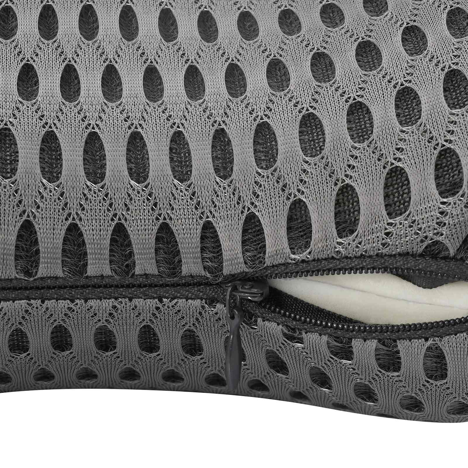 Almohada cervical Gris Espuma Viscoelástica 31 x 22 x 13 cm