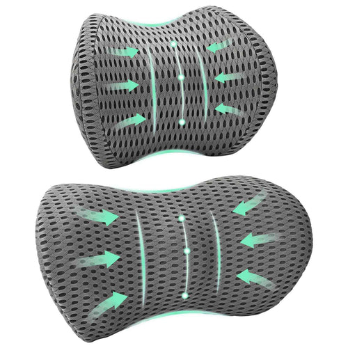 Almofada cervical, Almofada lombar cinzenta de espuma viscoelástica