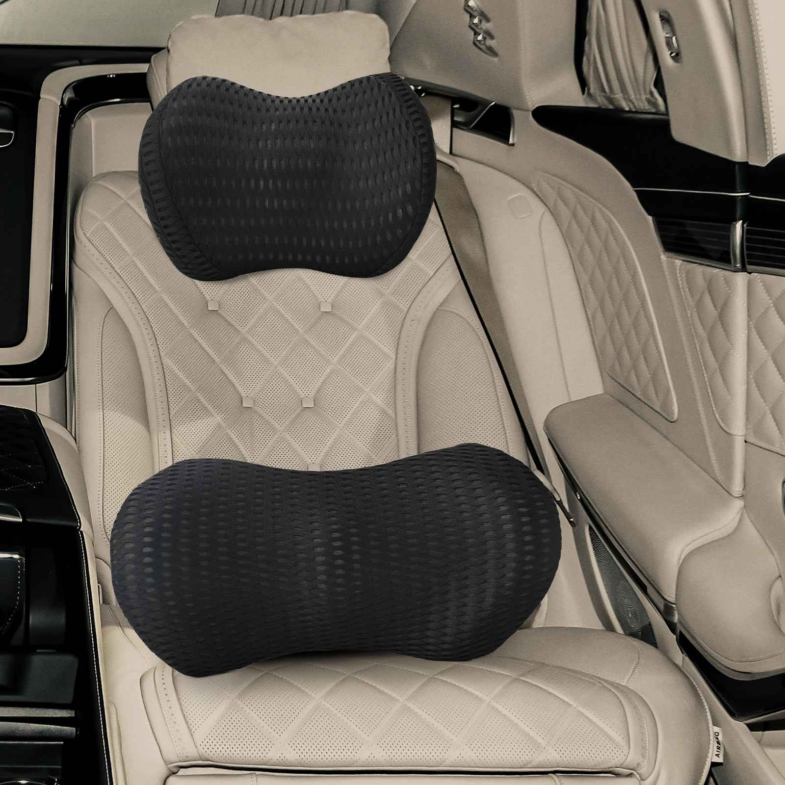 Almohada cervical, Almohada lumbar Gris Espuma Viscoelástica