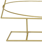 Árbol de Navidad de metal con soporte Dorado 148 cm