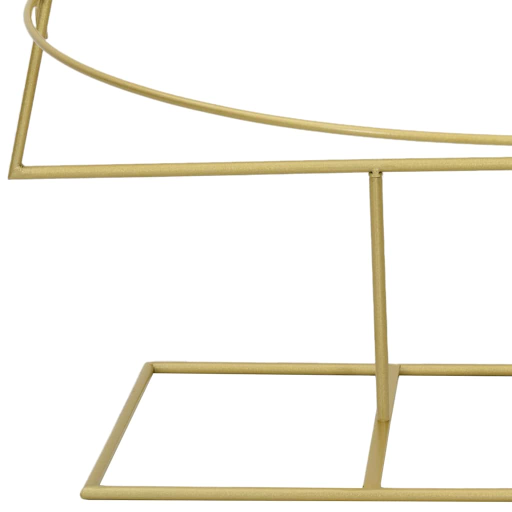 Árbol de Navidad de metal con soporte Dorado 180 cm