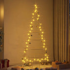 Árbol de Navidad de metal con soporte Dorado 180 cm