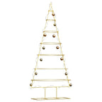 Árbol de Navidad de metal con soporte Dorado 180 cm