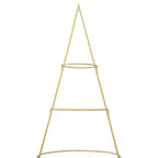 Árbol de Navidad de metal con soporte Dorado 209 cm
