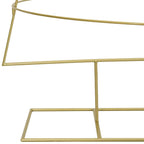Árbol de Navidad de metal con soporte Dorado 209 cm