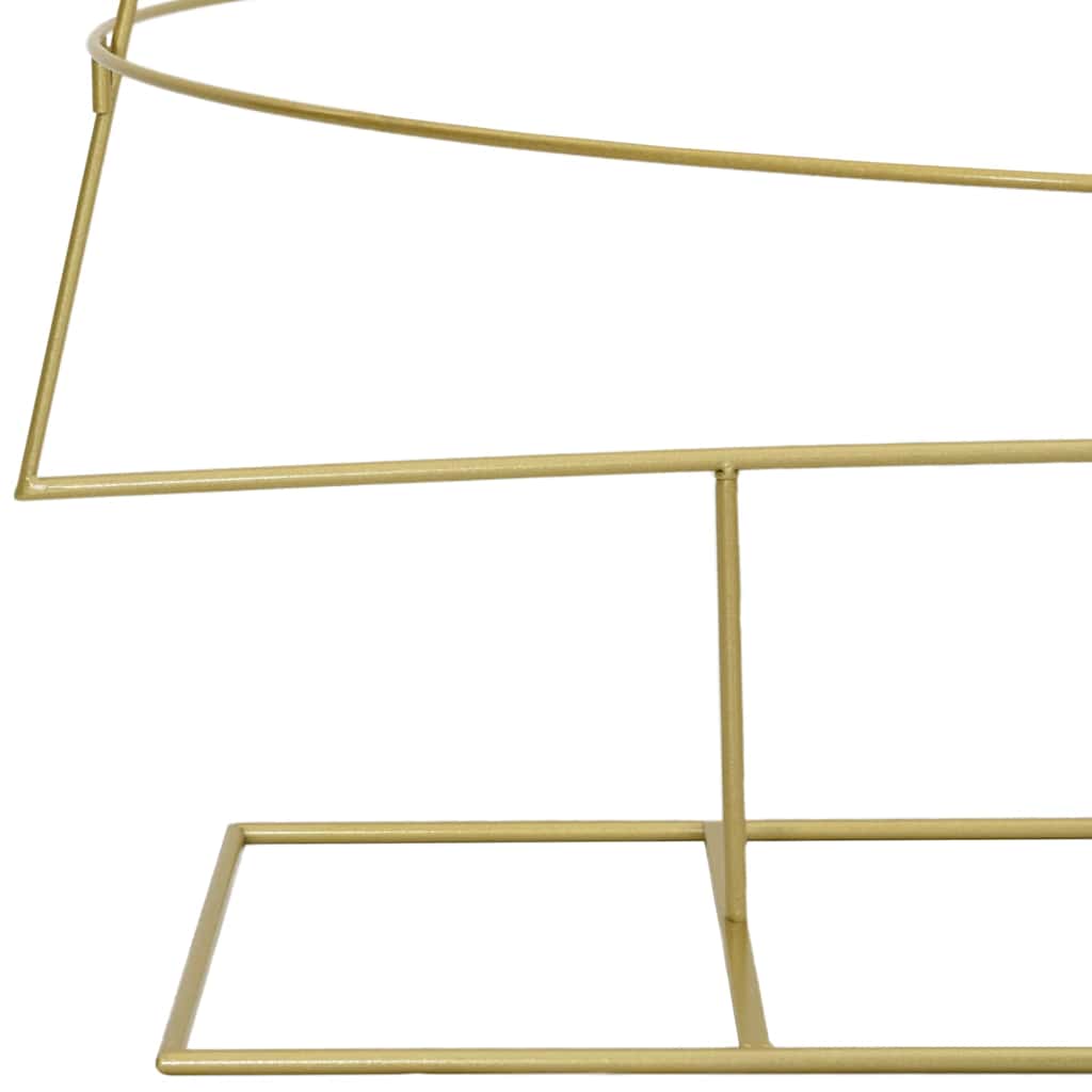 Árbol de Navidad de metal con soporte Dorado 209 cm