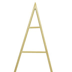 Árbol de Navidad de metal con soporte Dorado 60 cm