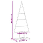 Árbol de Navidad de metal con soporte Dorado 60 cm