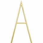 Árbol de Navidad de metal con soporte Dorado 125 cm