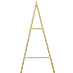 Árbol de Navidad de metal con soporte Dorado 150 cm