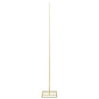 Árbol de Navidad de metal con soporte Dorado 150 cm