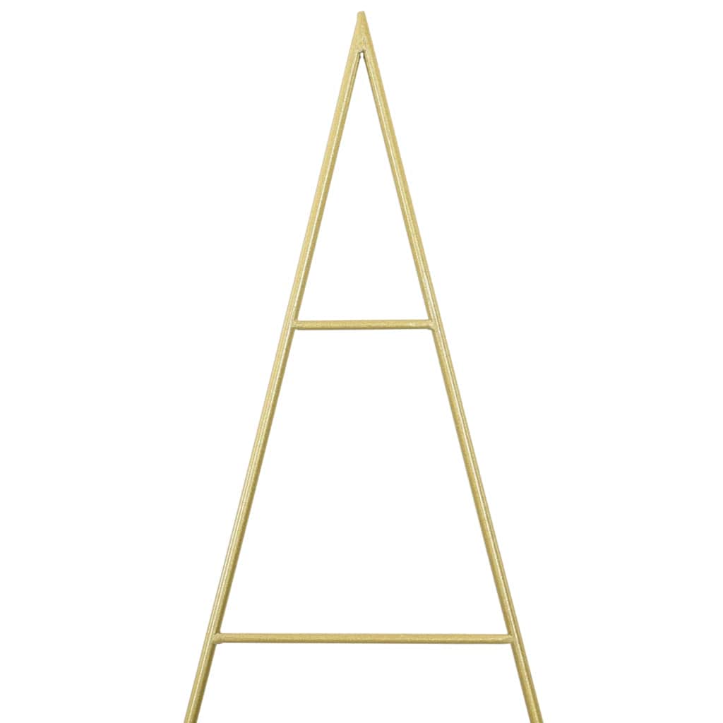 Árbol de Navidad de metal con soporte Dorado 181 cm