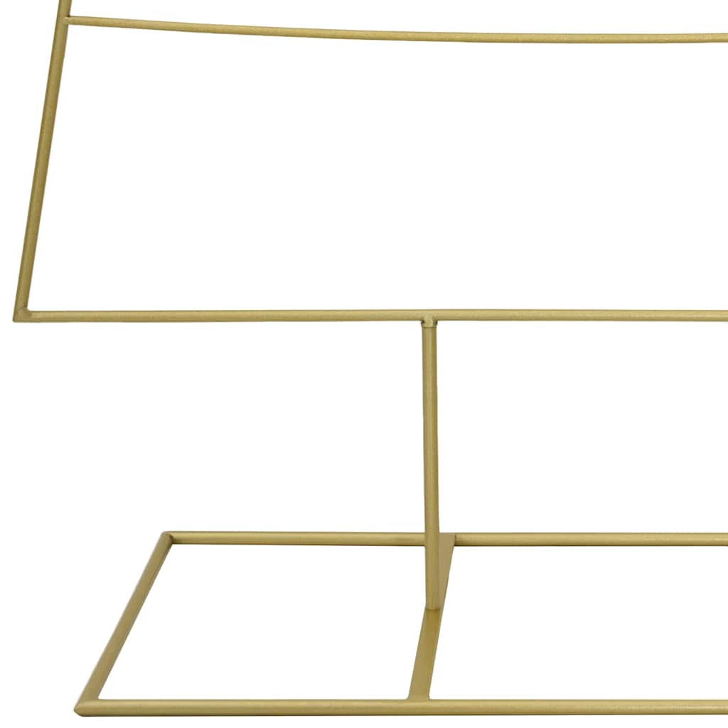 Árbol de Navidad de metal con soporte Dorado 181 cm