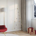 Árbol de Navidad de metal con soporte Dorado 181 cm