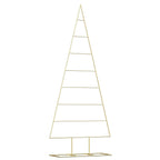 Árbol de Navidad de metal con soporte Dorado 181 cm