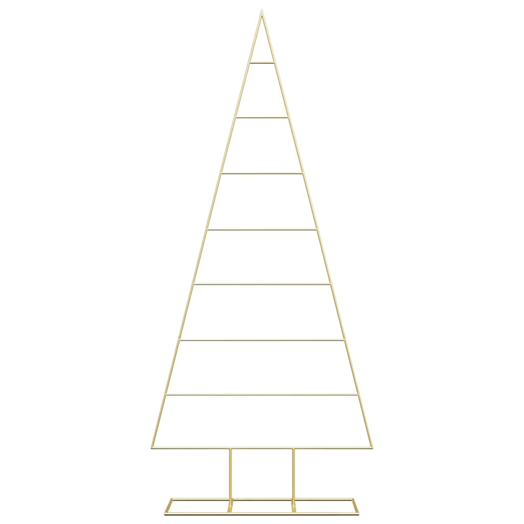 Árbol de Navidad de metal con soporte Dorado 181 cm