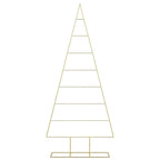 Árbol de Navidad de metal con soporte Dorado 181 cm