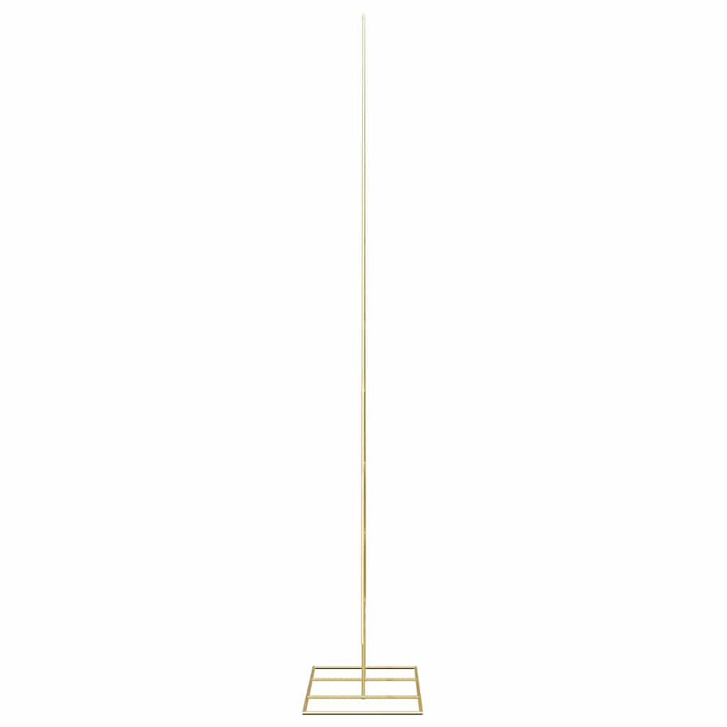 Árbol de Navidad de metal con soporte Dorado 211 cm