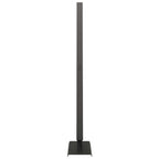 Árbol de Navidad de metal con soporte Negro 125,5 cm Acero